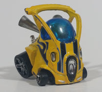 2011 Hot Wheels HW Video Game Heroes Hyper Mite Yellow Die Cast Toy Car Vehicle - Treasure Valley Antiques & Collectibles