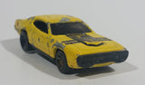 2002 Hot Wheels '71 Plymouth GTX Enamel Yellow Die Cast Toy Muscle Car Vehicle - Treasure Valley Antiques & Collectibles
