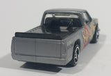 1998 Hot Wheels Mainline Figure 8 Racers 1996 Chevy 1500 Truck Grey Die Cast Toy Racing Car Vehicle - Treasure Valley Antiques & Collectibles