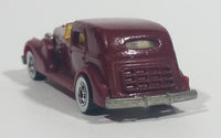 1983 Hot Wheels '35 Classic Caddy Cadillac Maroon Die Cast Toy Car Vehicle - Treasure Valley Antiques & Collectibles