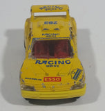 Vintage Majorette Peugeot 405 T 16 Yellow No. 202 with Esso and Michelin Logos 1/60 Scale Die Cast Toy Car Vehicle Made in France - Treasure Valley Antiques & Collectibles