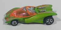 2007 Hot Wheels Three Trick Track Swoopy Do Metalflake Green Die Cast Toy Car Vehicle - Treasure Valley Antiques & Collectibles