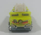 2010 Hot Wheels Race World City 5 Alarm Fire Engine Ladder Truck Yellow Die Cast Toy Car Emergency Rescue Vehicle - Treasure Valley Antiques & Collectibles