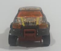 2003 Hot Wheels Highway 35 World Race Mega Duty Truck Black & Brown Die Cast Toy Car Vehicle - Treasure Valley Antiques & Collectibles