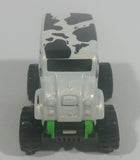 2012 Hot Wheels New Models 28/50 Dairy Delivery Pearl White Black Cow Pattern Die Cast Toy Car Vehicle