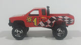 1997 Hot Wheels Racing World Nissan Hardbody Truck Red Die Cast Toy Car Vehicle - Treasure Valley Antiques & Collectibles