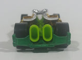2013 Hot Wheels Chrome Racers Croc Rod Chrome Lime Green Gold Die Cast Toy Car Vehicle - Treasure Valley Antiques & Collectibles