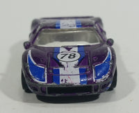 2001 Hot Wheels Ford GT - 40 78 Purple Die Cast Toy Race Car Vehicle - Treasure Valley Antiques & Collectibles