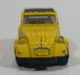Rare Maisto 1968 Citroen 2CV Yellow 1/64 Scale Die Cast Toy Car Vehicle