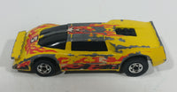 1985 Hot Wheels Crack-Ups Exotic (side crash) Side Banger Yellow Die Cast Toy Muscle Car Vehicle Hong Kong - Treasure Valley Antiques & Collectibles