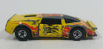 1985 Hot Wheels Crack-Ups Exotic (side crash) Side Banger Yellow Die Cast Toy Muscle Car Vehicle Hong Kong - Treasure Valley Antiques & Collectibles