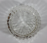 1986 FTDA Candy Sweets Fluted Scalloped Clear Glass 3 1/2" Tall Dish - Treasure Valley Antiques & Collectibles