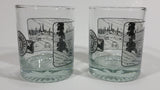 Set of 2 1942-1992 Alaska Canada Highway 50th Anniversary Scotch Whiskey Glass Cups - Treasure Valley Antiques & Collectibles