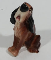 Vintage Japan Hound Dog Ceramic Figurine Hagen Renaker Disney Style of Trusty 'Lady and the Tramp' - Treasure Valley Antiques & Collectibles