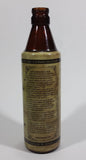Hansen's Signature Sarsaparilla Soda Amber Brown Glass Pop Bottle Collectible 414mL Empty - Treasure Valley Antiques & Collectibles
