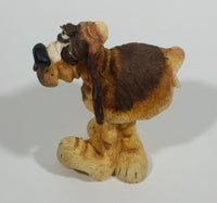 2002 RUSS Bobble Bods Heads Bloodhound Spring Motion Resin Dog Figurine Collectible By Doug Harris