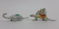 Vintage 1970s Permian Age Dinosaur PVC Toy Figures 2 Pieces - Made in Hong Kong - Treasure Valley Antiques & Collectibles