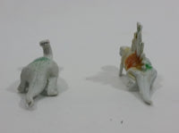 Vintage 1970s Permian Age Dinosaur PVC Toy Figures 2 Pieces - Made in Hong Kong - Treasure Valley Antiques & Collectibles