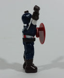 Marvel Comics Mega Blocks Miniature Tiny Captain America Mini 2" Toy Action Figure Super Hero Collectible - Treasure Valley Antiques & Collectibles