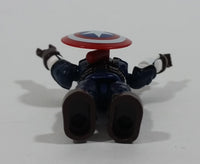 Marvel Comics Mega Blocks Miniature Tiny Captain America Mini 2" Toy Action Figure Super Hero Collectible - Treasure Valley Antiques & Collectibles
