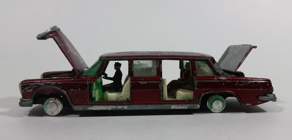1950s Dinky Toys Meccano Mercedes-Benz 600 No. 128 Red Limo Limousine Die Cast Toy Car Vehicle - For Parts - Treasure Valley Antiques & Collectibles