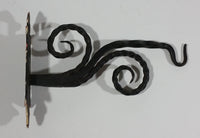 Decorative Ornate Wrought Iron Wall Holder Hanger Hook - Treasure Valley Antiques & Collectibles