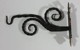 Decorative Ornate Wrought Iron Wall Holder Hanger Hook - Treasure Valley Antiques & Collectibles