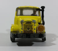 Rare Vintage Corgi Major Berliet Yellow Semi Truck Rig Tractor with Driver Die Cast Toy Car Vehicles Made in Great Britain