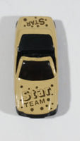 Vintage Golden Wheels Star Team Corvette Convertible Light Brown Die Cast Toy Car Vehicle - Treasure Valley Antiques & Collectibles