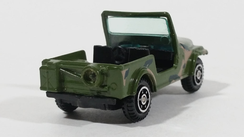 Vintage 1980s Yatming Jeep CJ7 Army Green Camouflage Die Cast Toy Car ...