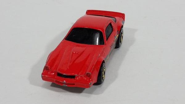1986 Hot Wheels Chevrolet Camaro Z28 Red Die Cast Toy Muscle Car Vehic ...