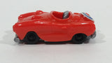 Ferrero Kinder Surprise Classic MGB Convertible Style Snap Together Plastic Miniature Dark Orange Toy Car Vehicle - Treasure Valley Antiques & Collectibles