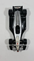 2000 Hot Wheels McLaren Grand Prix Car Current Silver Black Mobil 1 Mika Die Cast Toy Car - McDonald's Happy Meal 11/20