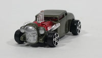 2013 Maisto Fresh Metal Knuckle Dragger Army Green Hot Rod Die Cast Toy Car Vehicle - Treasure Valley Antiques & Collectibles