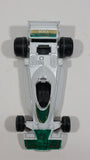 Unknown Brand Black Widow #22 Formula 1 White with Gold and Green Die Cast Toy Race Car Vehicle - Treasure Valley Antiques & Collectibles