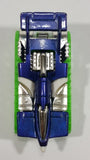 1998 Hot Wheels Crazy Classics II Treadator Metalflake Dark Blue and Green Die Cast Toy Car Vehicle - Treasure Valley Antiques & Collectibles