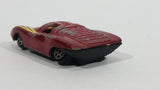 Vintage 1970s TinToys W.T. 509 Dark Red Maroon Die Cast Toy Sports Car Vehicle - Hong Kong - Treasure Valley Antiques & Collectibles