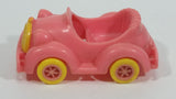 Vintage The Muppets 1986 Baby Miss Piggy's Pink Toy Car Vehicle McDonald's Happy Meal - Treasure Valley Antiques & Collectibles