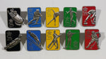 1988 Calgary Winter Olympics Colored Enamel Sports Collectible Pins Full Set of 10 - Treasure Valley Antiques & Collectibles