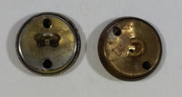Vintage Antique WWII Era Navy Eagle on Anchor Army Military Metal Buttons Lot of 2 - Treasure Valley Antiques & Collectibles