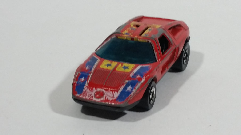 1974 Hot Wheels Flying Colors Mercedes Benz C-111 Red BW Die Cast Toy ...