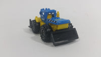 2016 Matchbox MBX Construction Dirt Smasher Blue/Yellow Die Cast Toy Construction Equipment Vehicle - Treasure Valley Antiques & Collectibles