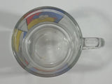 1994 Warner Bros. Looney Tunes Bugs Bunny Daffy Duck Tazmanian Devil Clear Glass Drinking Cup with Handle - Treasure Valley Antiques & Collectibles