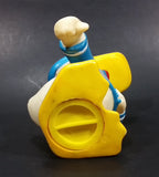 Vintage Walt Disney Productions Baby Donald Duck in Sailor Outfit Hard Rubber Coin Bank Collectible - Treasure Valley Antiques & Collectibles