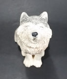 Wolf Sitting and Howling Light Weight Resin Animal Figurine 4 1/2" Tall - Treasure Valley Antiques & Collectibles