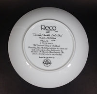 1988 Reco The Treasured Songs of Childhood "Twinkle Twinkle Little Star" Decorative Collector Plate with Certificate - Treasure Valley Antiques & Collectibles