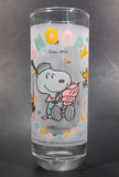 Very Rare 1965 Rare Snoopy Woodstock Peanuts Charlie Brown "Since 1950" 15th Anniversary Frosted Glass Cup