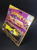 Lanard Supershots Dodge Viper RT/10 Yellow Pull Ripcord Action and Revving Motor Sound Plastic Toy Car Vehicle in Package Sealed - Treasure Valley Antiques & Collectibles