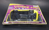 Lanard Supershots Dodge Viper RT/10 Yellow Pull Ripcord Action and Revving Motor Sound Plastic Toy Car Vehicle in Package Sealed - Treasure Valley Antiques & Collectibles