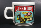 Rare Vintage Lifebuoy Lever Royal Disinfectant Soap Advertising Ceramic Coffee Mug Collectible Made in Ireland